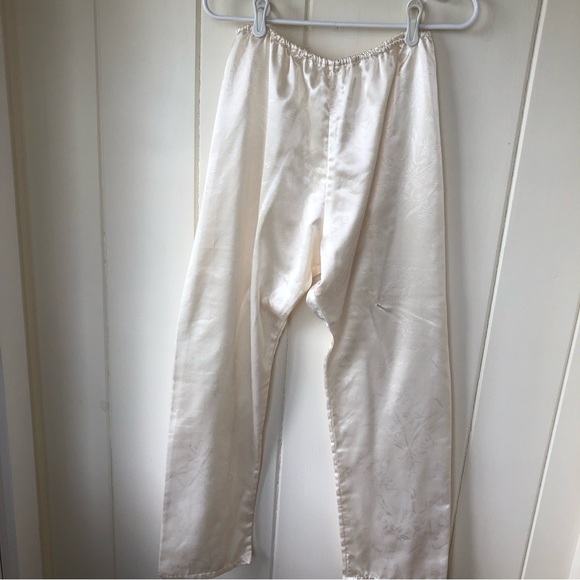 Kathyrn Ivory Satin Pajama Pants - Picture 9 of 11